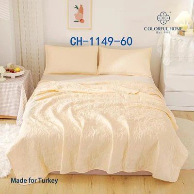Покривало двостороннє COLORFUL (220x240) COTTON COTTON LASER STITCH 517445 Col_517445 фото