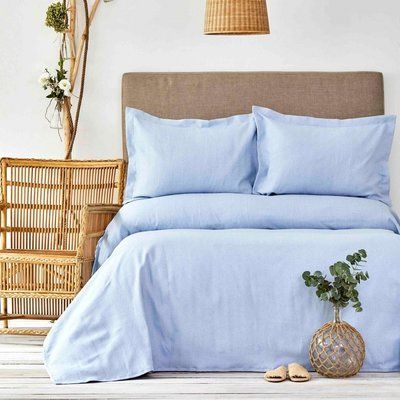 Покривало з наволочками Karaca Home - Palvi k.turkuaz темно-бірюзовий svt-2000022268349 фото