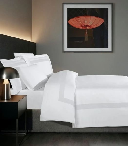 Постельное белье La Romano Mona Premium Satin Montova White Евро LaR_хм41594 фото