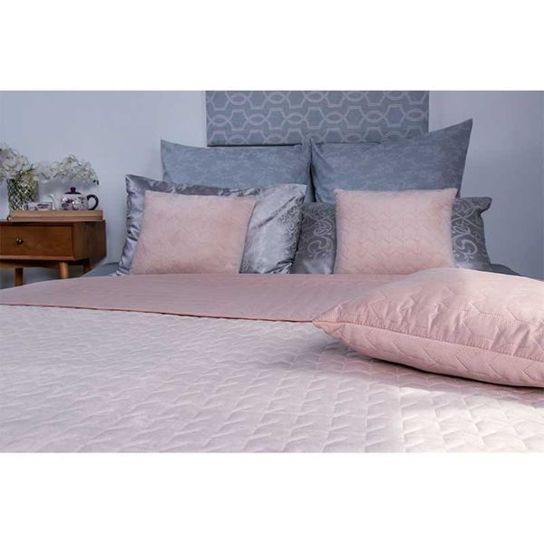 Двустороннее декоративное покрывало &ldquo;Velour&rdquo; 330.55_Apricot фото