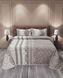 Жаккардовое покрывало с наволочками My Bed "Yildiz", Бежево-серый My_bed_1 фото 1