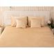 Двустороннее декоративное покрывало Velour Ромб, 150x220 см, Полуторное, Beige Бежевый 360.55_Beige_ромб фото 7