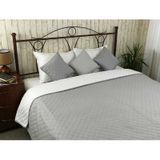 Двостороннє декоративне покривало White Grey 330.52У_White Grey фото