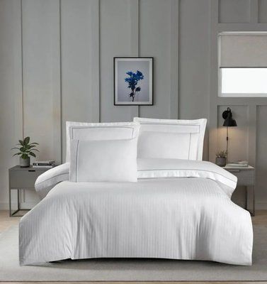Постільна білизна La Romano Mona Premium Satin Orcella White Євро LaR_хм41588 фото