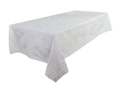 Скатертина НОВОРІЧНА з срібним люрексом lefard_812-076 фото