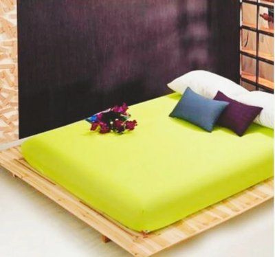 Постельный комплект желтый Home Collection U-tek хлопок Lime Евро Max posmar74140 фото