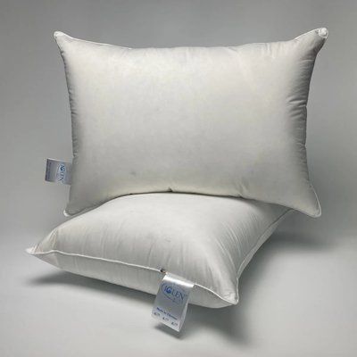 Подушка пуховая Iglen 100% белый пух (Мягкая) 450 г p_s_k_50501W фото