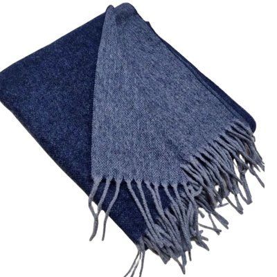 Шарф кашемировый Lanavitta SAFALANO CASHMERE, Синий (двухсторонний), 50х200 см Lan_32230509 фото