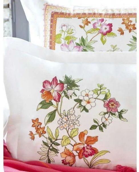 Постельное белье летнее Karaca Home Siena fusya 2018-2 фуксия pike jacquard - евро: хлопок, ранфорс sv2000022180801 фото