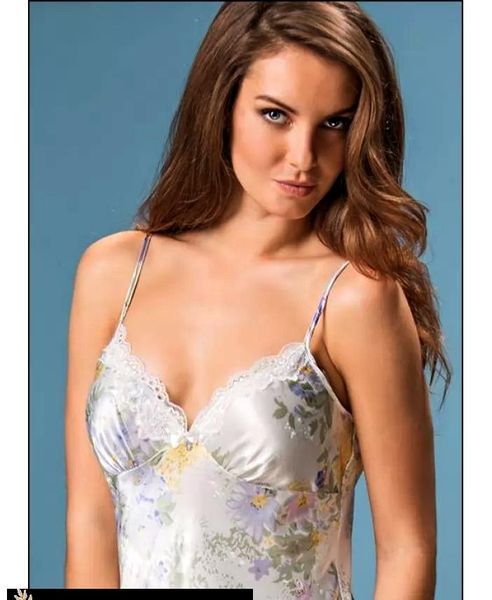Длинная шелковая сорочка "Лилианна" 5996 Mia-Amore 3XL Mia_5996_3XL фото