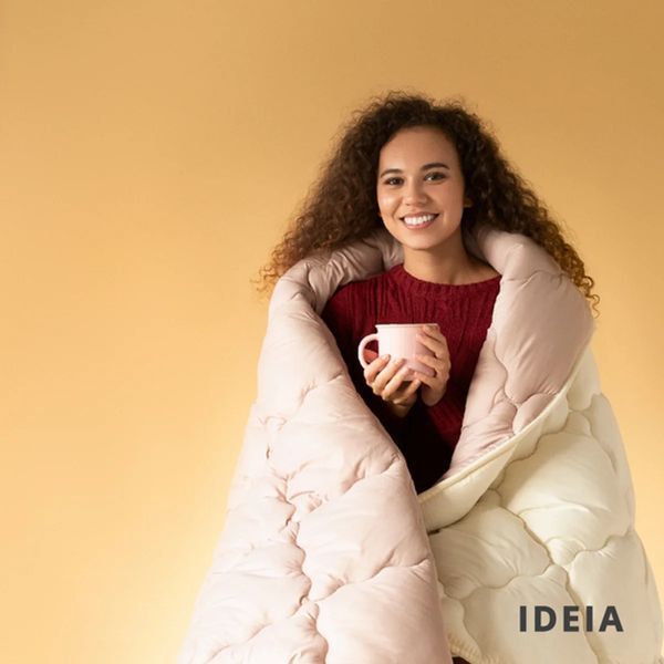 Ковдра вовняна Idea Collection WOOLLY Всесезонна Євро 200х220 см 2820 г p_s_k_8-34176 фото