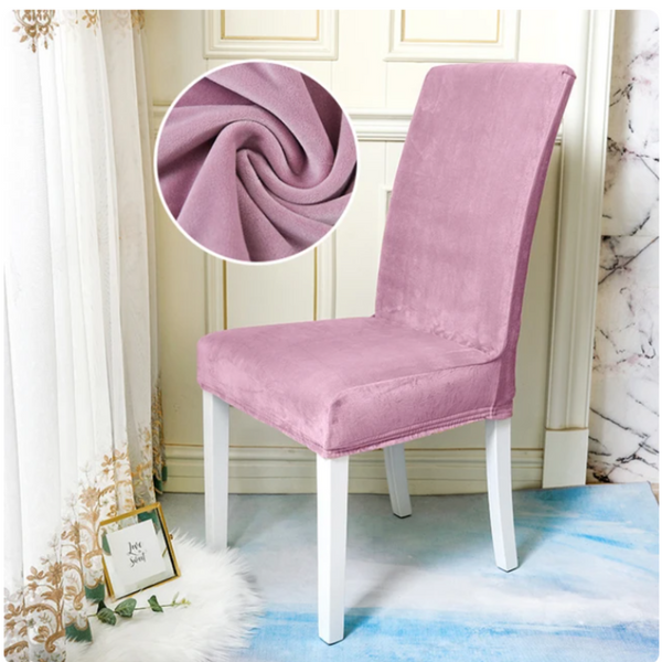 Вельветовий чохол для стільця Diana Textile Velvet 48x55 см al2203Lilac фото