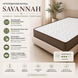Ортопедичний матрац середньої жорсткості Savannah з пружиною PocketSpring 180х200 posmar78128 фото 4