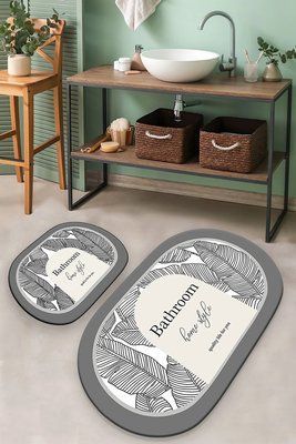 Набір килимків для ванної кімнати Chilai Home Earth surface 60*100+50*60 Chom_110024210 фото