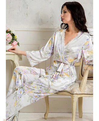 Домашній костюм з брюками із натурального шовку Mia-Amore Lilianna 5995 Mia-Amore_5995_2XL фото