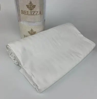 Сатиновая простынь BELIZZA Белая SulBz-184013 фото
