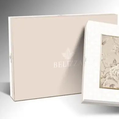 Постільна білизна фланель BELIZZA EVIDENCE - BEJ Bz-801020 фото