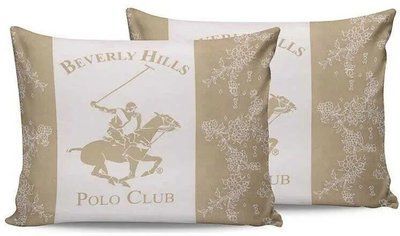 Наволочка Beverly Hills Polo Club BHPC 013 Cream, Комплект 2 шт - 50 х 70 см sv2000022228558 фото