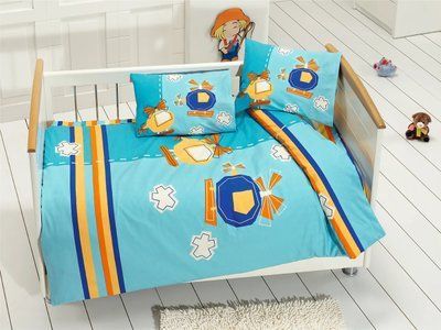 Постільна білизна для немовлят Bahar Tekstil Class Sky v2 Turkuaz 35х45см (2шт) 100х150 p_s_k_08007810 фото