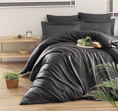 Постільна білизна ANTHRACITE Premium Сатин однотон usk5502332 фото