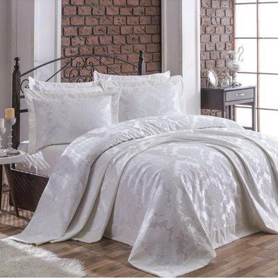 Жаккардовое покрывало с наволочками Gardines Ezgi SulGds-19560045 фото