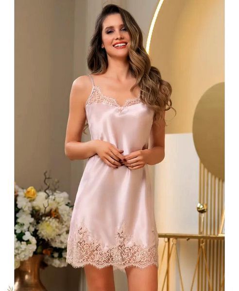 Женская ночнушка шелковая "Милинда" 3721 Mia-Amore 3XL Mia_3721_3XL фото
