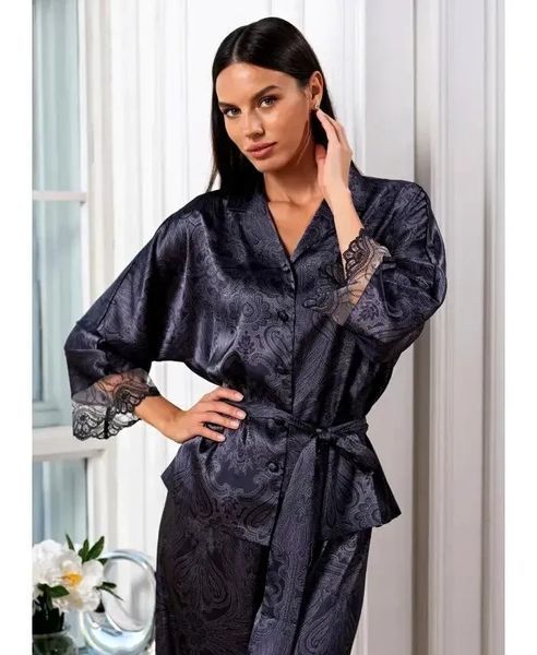 Жіноча шовкова піжама зі штанами Алетта 4446 Mia-Amore Mia_4446_3XL фото