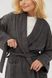 Халат махровый unisex Lotus Home - Basic Line antrasit L svt-2000022323451 фото 3