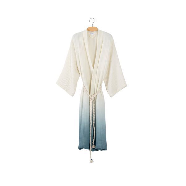 Халат Lotus Home - Nitra muslin blue S/M svt-2000022351027 фото