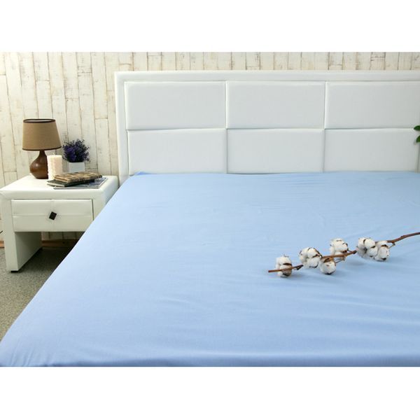 Бязеве простирадло на гумці Blue1 120х200 см 506.114У_Blue1 фото