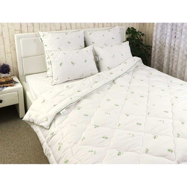 Бамбукова ковдра Bamboo Style демісезонна 200x220 см з двома подушками 50x70 см 925.52_Bamboo Style_demi фото