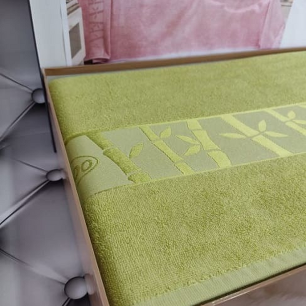 Махрове бамбукове простирадло Belizza Gold Sul-1218 фото