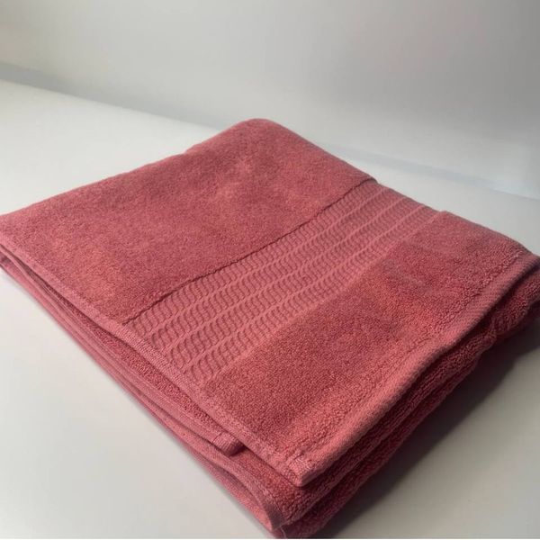 Полотенце махровое Aisha Зара, розовое, 700г/м2, 50х90 см d-c5314v-pink фото