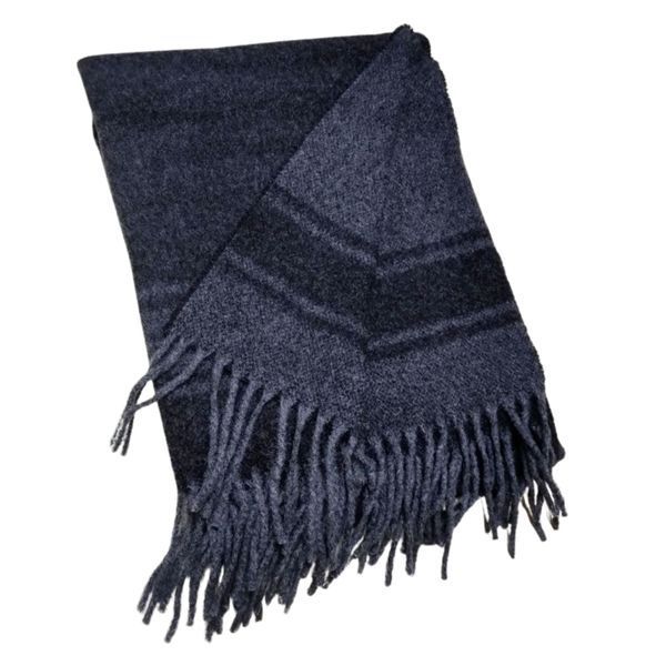 Шарф кашеміровий Lanavitta SAFALANO CASHMERE, Темно-сірий (двосторонній), 50х200 см Lan_35320509 фото