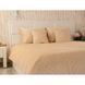 Двустороннее декоративное покрывало Velour Ромб, 220x240 см, Евро, Beige Бежевый 330.55_Beige_ромб фото 5