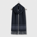 Шарф-палантин Lanavitta SAFALANO CASHMERE из шерсти и кашемира, Темно-серый (двусторонний), 50х200 см Lan_35320509 фото