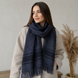 Шарф кашеміровий Lanavitta SAFALANO CASHMERE, Темно-сірий (двосторонній), 50х200 см Lan_35320509 фото 3