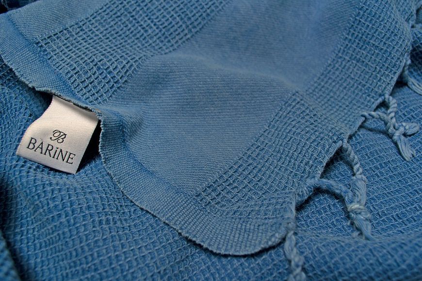 Плед-накидка Barine - Stone Throw denim синій 140x170 svt-2000022171427 фото