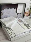 Elyen жаккардова постіль, євро розмір Romeo home Туреччина Sul-60934 фото