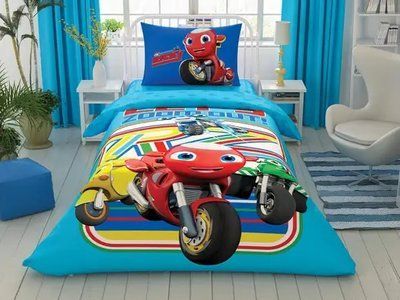 Детский и подростковый комплект TAC Ricky Zoom (Richy zoom) Ранфорс / простынь на резинке tac_60252800 фото