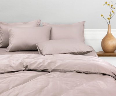 Простирадло LUXURY LINENS 180x240 LIGHT PINK 100%єгипетська бавовна luli33584 фото