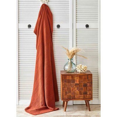 Плед трикотажний Nautica Home - Spello kiremit 130х170 см p_s_k_svt-2000022285926 фото