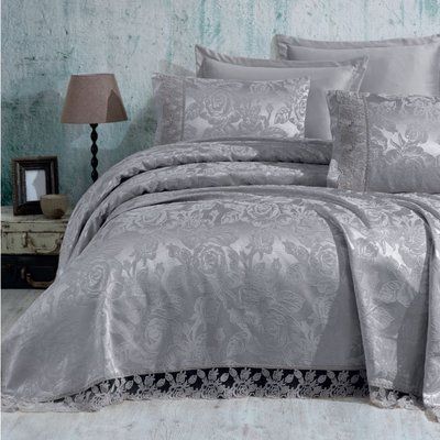 Жаккардовое покрывало с наволочками Gardines Helen Sul-3862 фото