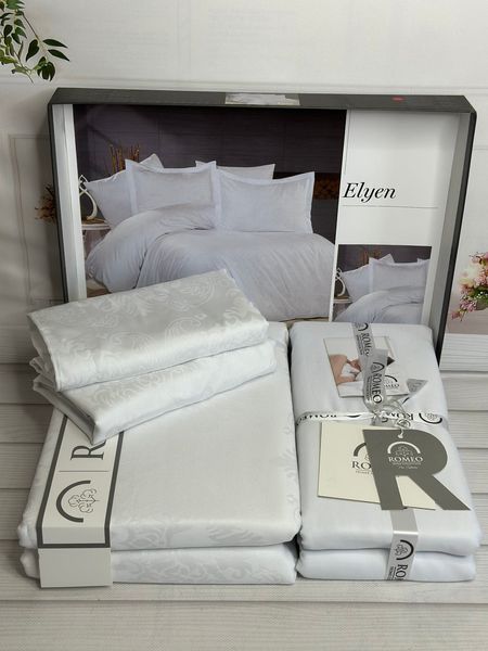 Elyen жаккардова постіль, євро розмір Romeo home Туреччина Sul-60934 фото