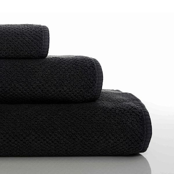 Полотенце Graccioza Bee Waffle Black, Чёрный, 30&times;50 см, Гостевое Graccioza-382382189-20021 фото