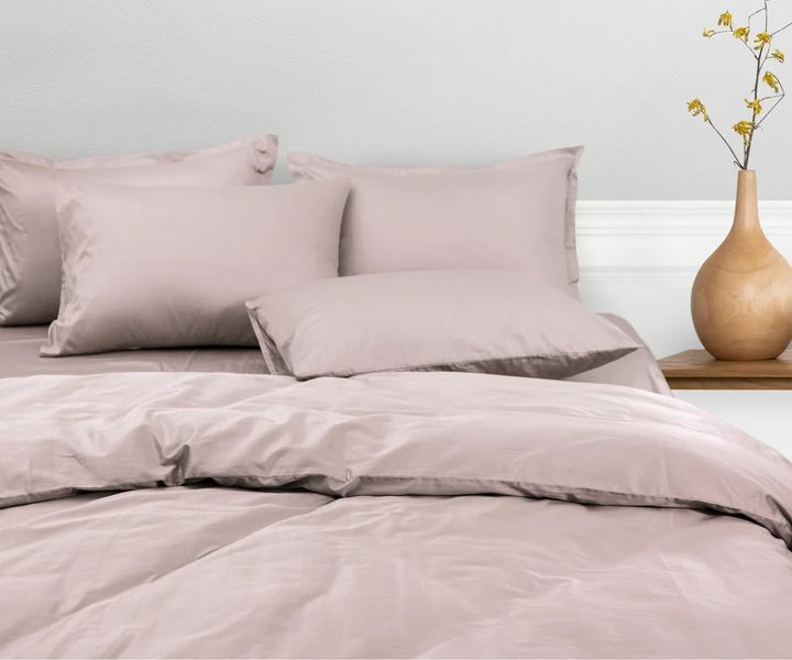 Простирадло LUXURY LINENS 180x240 LIGHT PINK 100%єгипетська бавовна luli33584 фото