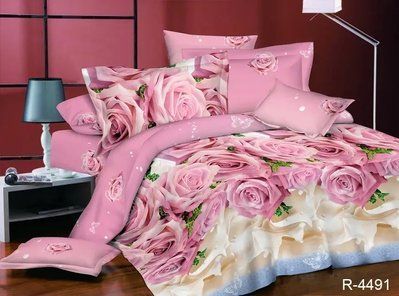 Простынь на резинке ранфорс TAG R4491b, 160 х 200 х 20 см TAGprostrez1-169 фото
