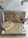 Ramses Bej жаккардовое постельное белье, евро размер Romeo home Турция Sul-6090 фото 4