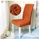 Вельветовий чохол для стільця Diana Textile Velvet 48x55 см al2203Orange фото 2