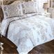 Жаккардовое покрывало с наволочками My Bed, "Eda", Бежево-серый My_bed_4 фото 1